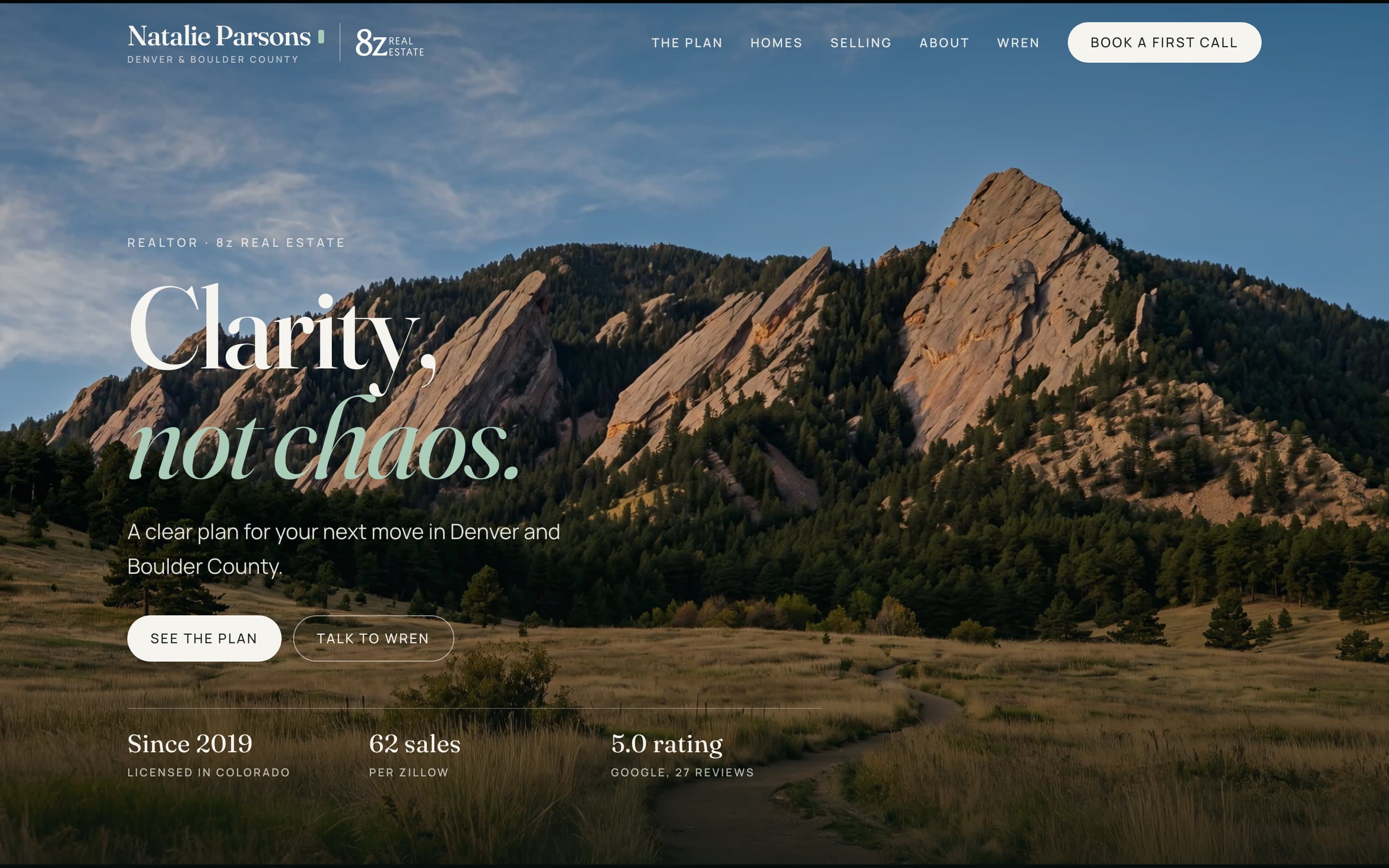 Natalie Parsons, Denver and the west suburbs, Colorado